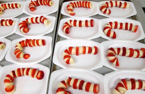 Organic Odes strawberry banana candy canes